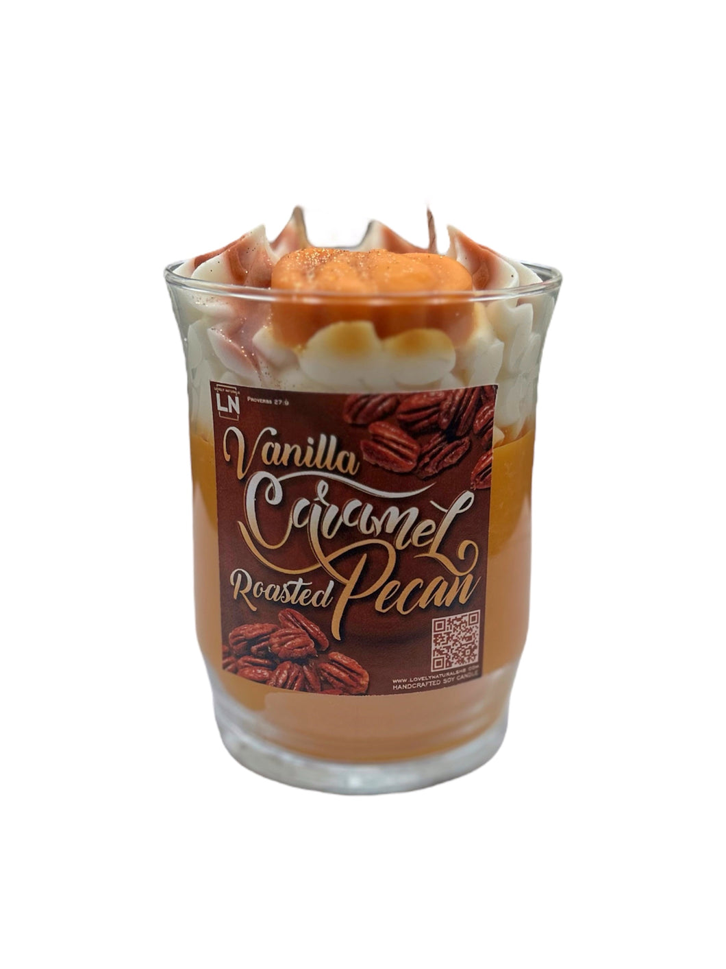 Vanilla Caramel Roasted Pecan Soy Candle