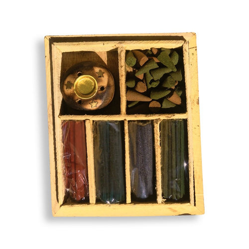 Wooden Incense Set - Lovely Naturals Home & Body -